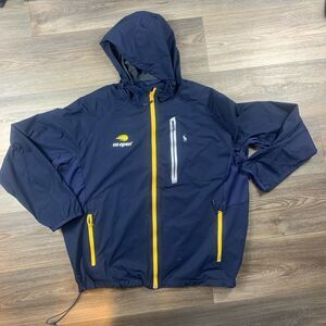 Polo Ralph US Open Lauren Wind Breaker Navy & Yellow  Size XXL Men’s